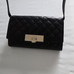 Michael Kors Black Quilted Leather Shoulder Bag